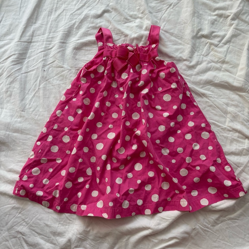 Gymboree Pink Dress with White Dots
